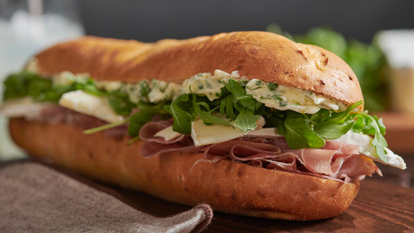 Prosciutto Brie Baguette Feed Good Rewards